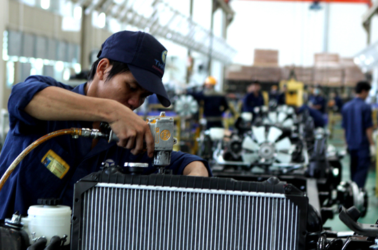 Giá trị gia tăng ngành công nghiệp - xây dựng đạt 7,7%, cao nhất  trong các ngành cấp 1 - Ảnh: Bobi.