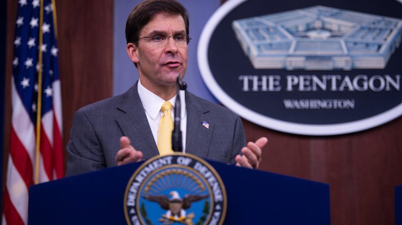 Bộ trưởng Quốc phòng Mỹ Mark Esper - Ảnh: AFT.