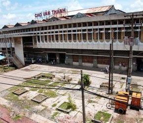 "Khu đất vàng" chợ Văn Thánh.