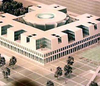 Phương án đoạt giải A thiết kế nhà Quốc hội.