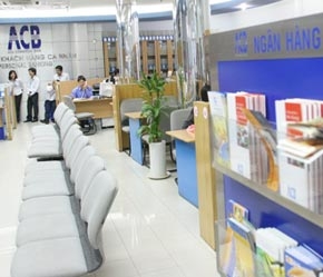 Một điểm giao dịch của Ngân hàng Á Châu (ACB) - Ảnh: VT.