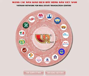 Giao diện trang chủ mạng các sàn giao dịch bất động sản Việt Nam, tại địa chỉ sanbatdongsan.net.vn.