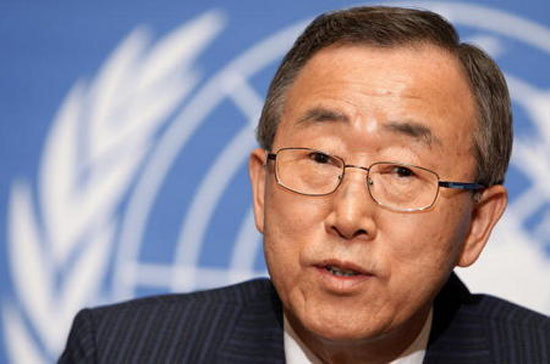 Tổng thư ký Liên hợp quốc Ban Ki-moon.