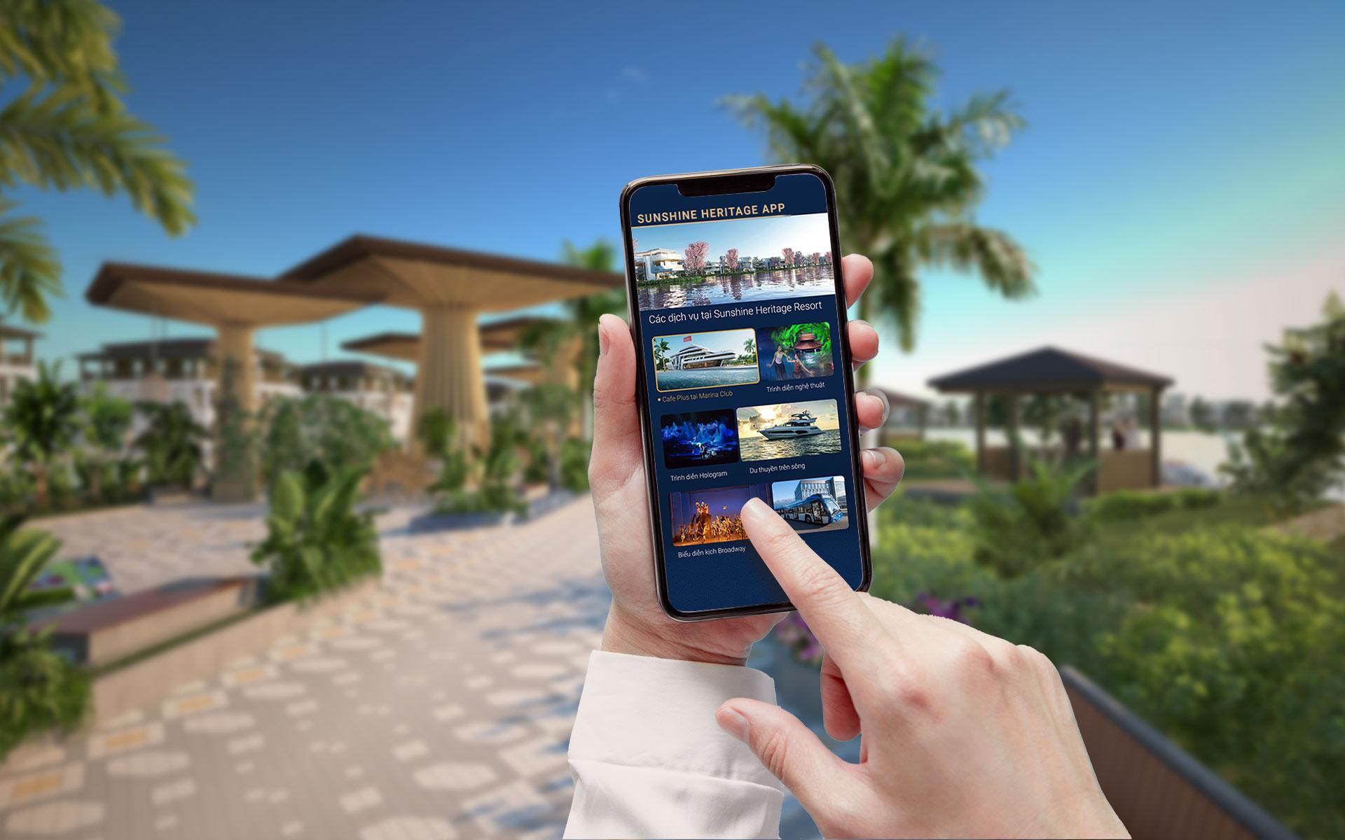 Sunshine Group phát triển ứng dụng công nghệ  nghỉ dưỡng thông minh, tối ưu trải nghiệm và thuận tiện cho du khách.