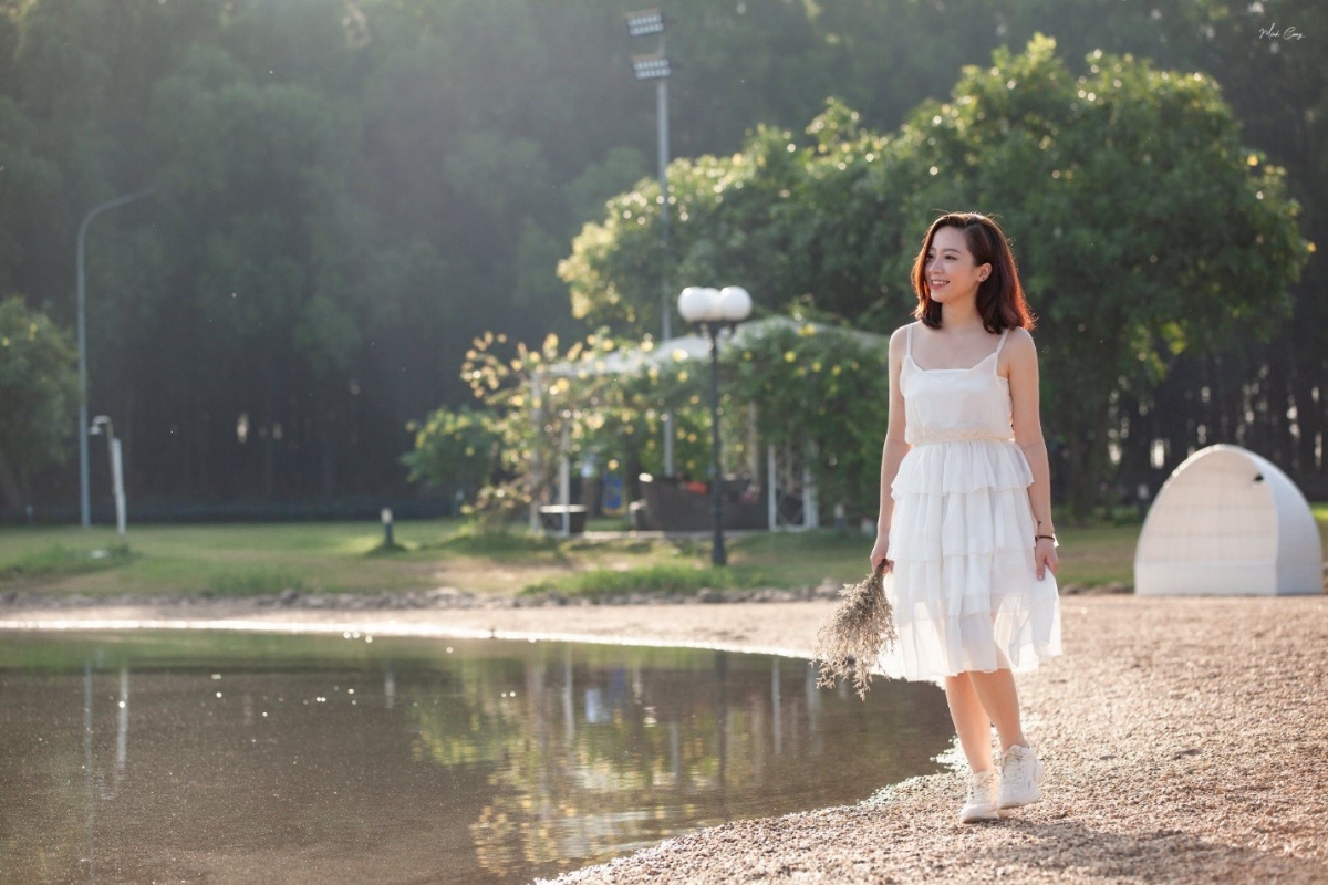 Thu Đại Lải nhẹ nhàng phảng phất những yêu thương như tâm hồn người thiếu nữ - Ảnh: Đoàn Anh Công.