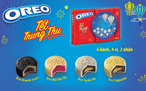 Bánh trung thu Oreo là dòng bánh trung thu hiện đại, mang phong cách phương tây.