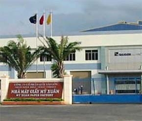 Một nhà máy của Công ty Giấy Sài Gòn.