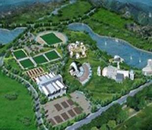 Một phần diện tích đất của Khu công nghệ cao sẽ được quy hoạch phát triển không gian, đất cây xanh và hệ thống hạ tầng kỹ thuật gồm giao thông liên lạc, điện nước và bảo vệ môi trường.