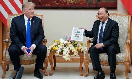 Thủ tướng Nguyễn Xuân Phúc hội kiến Tổng thống Donald Trump