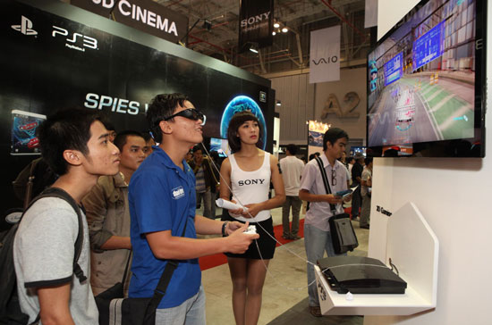 Triển lãm quốc tế công nghệ số năm nay thiếu nhiều thương hiệu lớn - Ảnh: Hồng Quang.