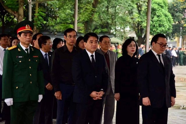 Lễ viếng nguyên Chủ tịch nước Lê Đức Anh - Ảnh 10.