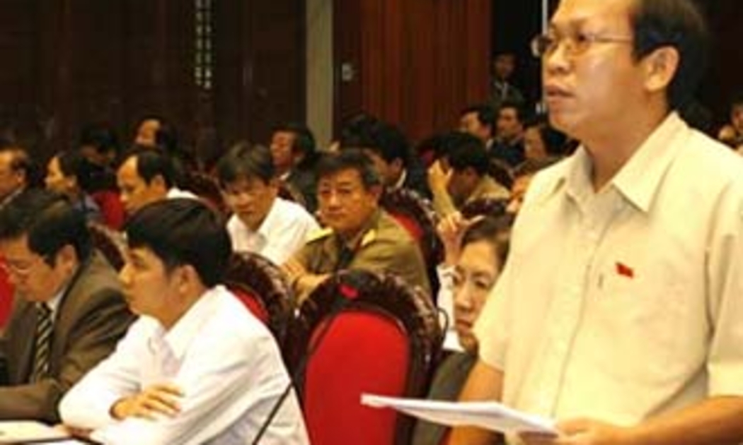 Trong những buổi thảo luận vừa qua, kế hoạch, định hướng phát triển thị trường chứng khoán ít được đề cập tới - Ảnh: TTXVN.