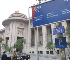 Trụ sở Ngân hàng Nhà nước tại phố Lý Thái Tổ (Hà Nội) - Ảnh: Việt Tuấn.