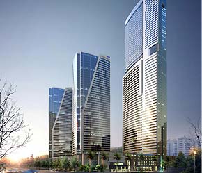 Với tổng diện tích là 578.957m2, Keangnam Hà Nội Landmark Tower cũng sẽ là tòa nhà đứng thứ 5 thế giới về tổng diện tích của một công trình kiến trúc đơn lẻ.