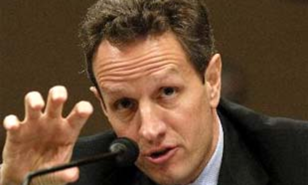 Ông Timothy Geithner, người hiện giữ chức Chủ tịch Cục Dự trữ Liên bang Mỹ (FED) tại New York.