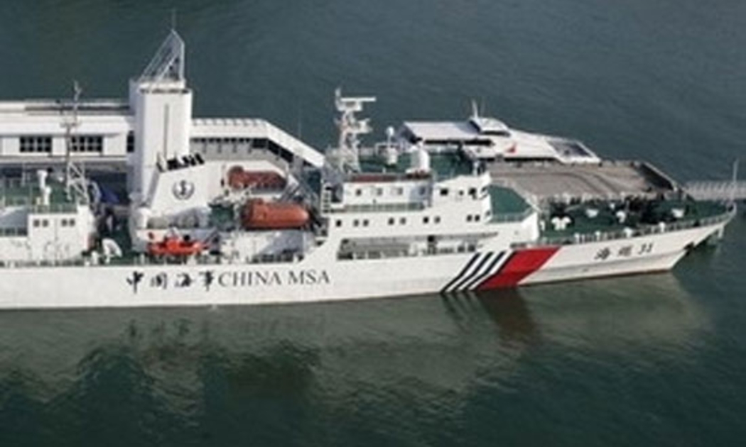 Việc Trung Quốc đưa tàu Hải tuần 31 đi qua biển Đông đã khiến tình hình khu vực này thêm căng thẳng - Ảnh: AP.