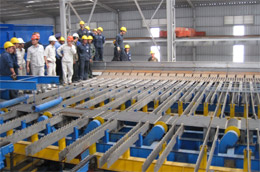 Nhà máy cán thép của HPG.