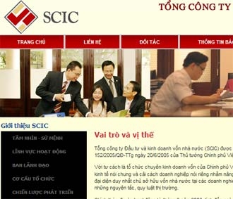 Trang web của SCIC.