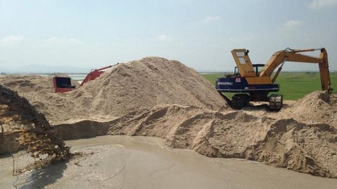 Khu khai thác mỏ cát tại tỉnh Bình Định của An Trường An.
