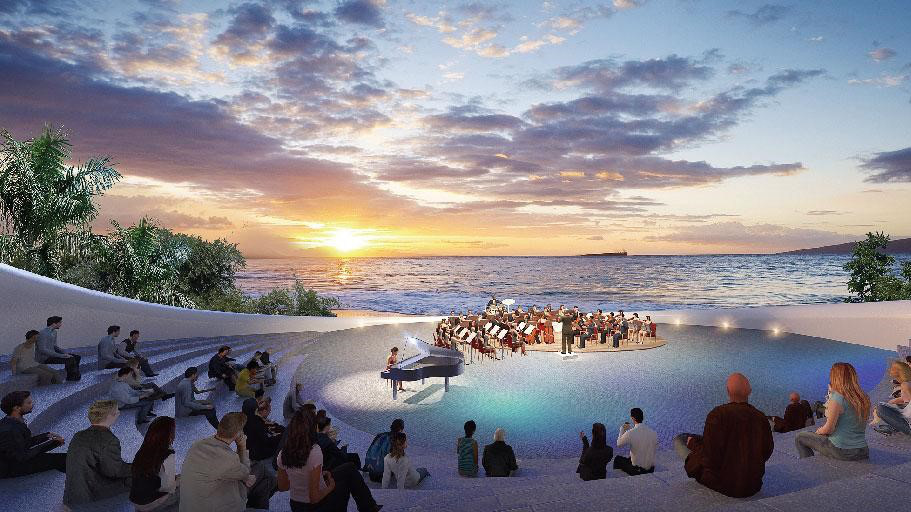 Chương trình hòa nhạc về đêm trên bờ biển - một trải nghiệm độc đáo của Sunshine Heritage tại Phan Thiết.