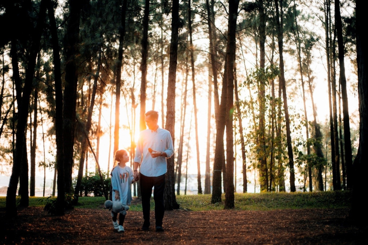 Ngọt ngào yêu thương tình cha - Ảnh: Nguyễn Năng Duy.