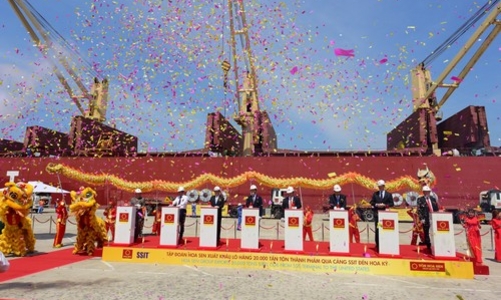 Tập đoàn Hoa Sen đã xuất cảng 20.000 tấn tôn sang Mỹ