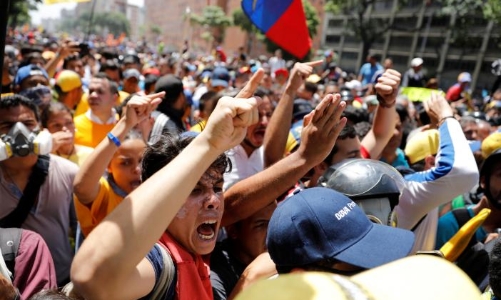 Người Venezuela rầm rộ biểu tình phản đối Tổng thống