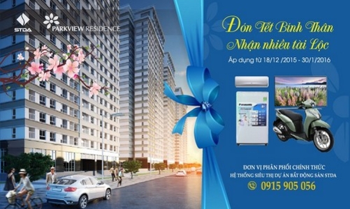 Thanh toán 30% nhận ngay nhà tại Tiểu khu Parkview Residence