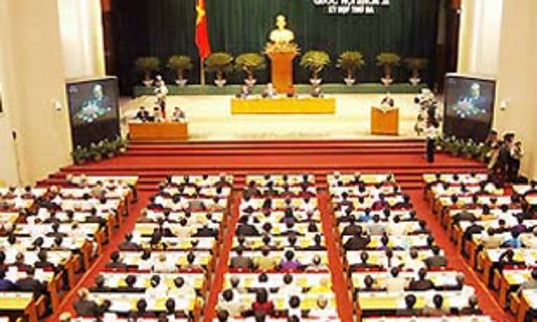 Toàn cảnh phiên khai mạc kỳ họp thứ 4 Quốc hội khóa XII.