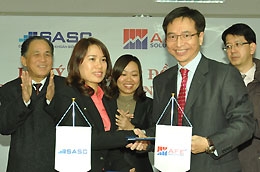 Lễ ký hợp đồng giữa AFE Solutions Limited với SASC.