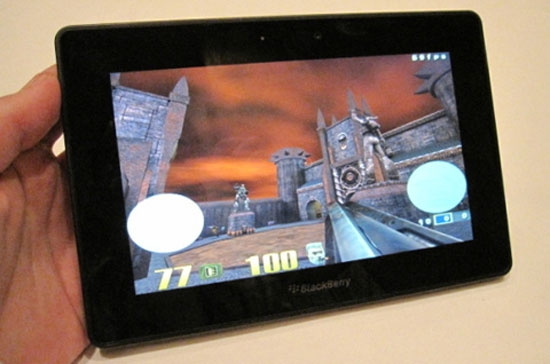 Mẫu BlackBerry PlayBook sử dụng chip Dual-Core Cortex A9.