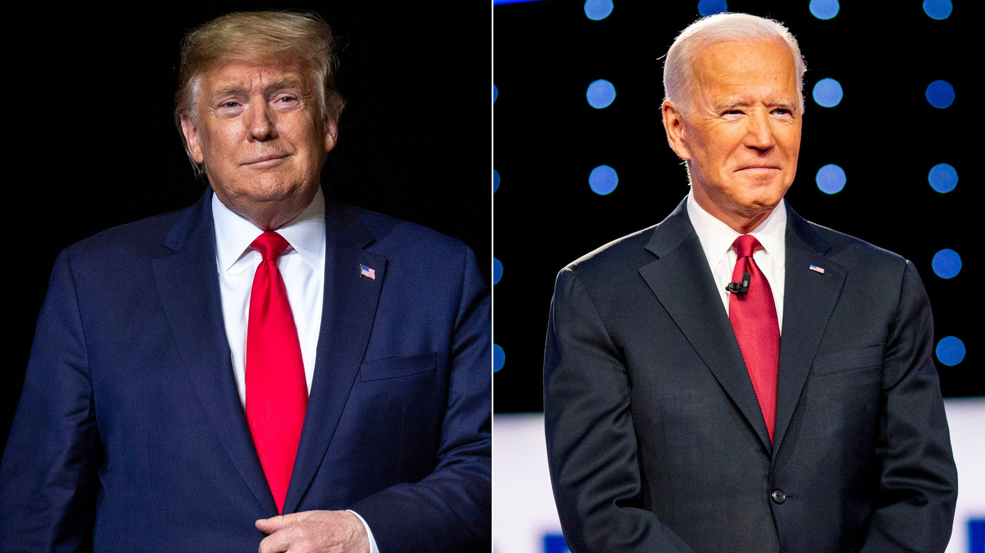 Hai ứng viên tổng thống Mỹ Donald Trump và Joe Biden - Ảnh: CNBC.