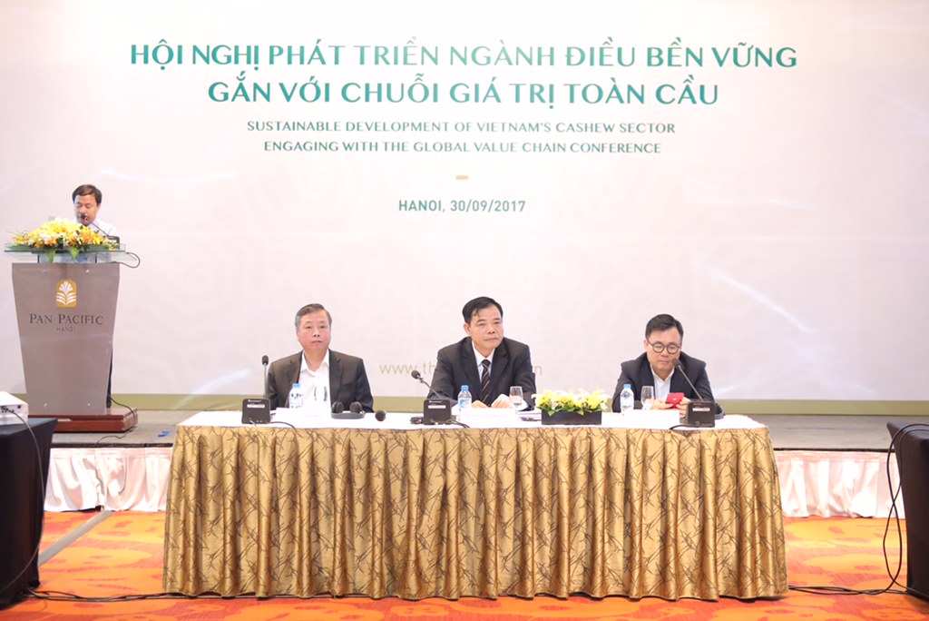 Hội nghị phát triển ngành điều bền vững gắn với chuỗi giá trị toàn cầu diễn ra cuối tuần qua.