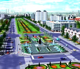 Phối cảnh dự án đường trục phía Tây tỉnh Hà Tây (cũ) của Cienco 5.