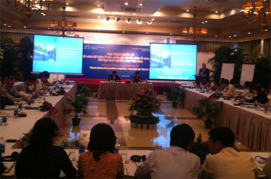 Quang cảnh hội thảo tham vấn quốc tế về cải cách chính sách tài khóa tại Hội An (Quảng Nam), diễn ra trong hai ngày 15-16/9 - Ảnh: Anh Quân.