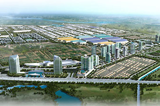 Phối cảnh khu công nghiệp VISP Bắc Ninh.