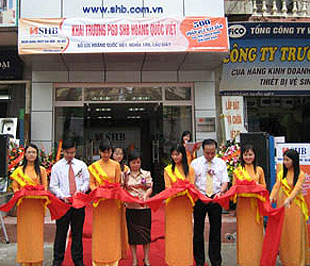 SHB đang lên kế hoạch lập 3 chi nhánh mới trong tháng 2 tới.