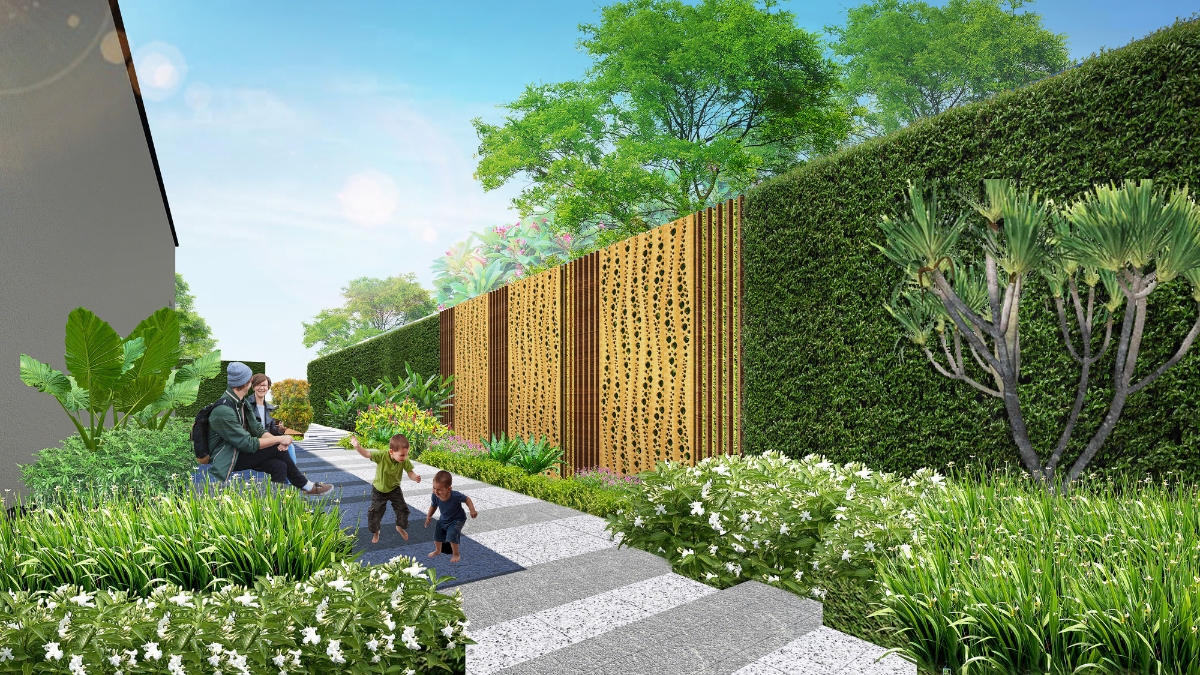 Phối cảnh công viên dự án Aria Vũng Tàu.