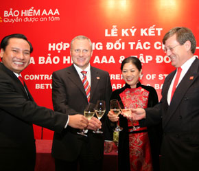 Bảo hiểm AAA đang hợp tác với một số đối tác nước ngoài thiết kế sản phẩm mới.