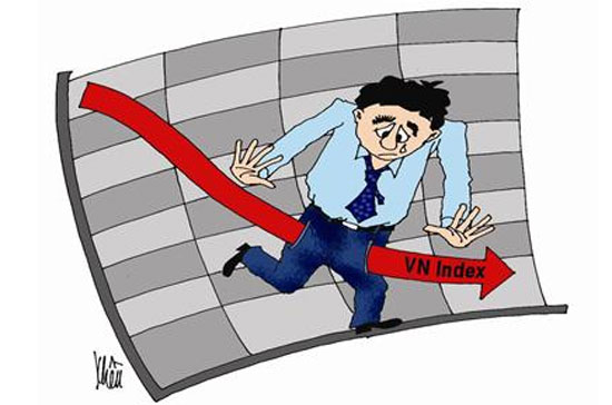 Nhiều biểu hiện không thuận lợi tại các diễn đàn và áp lực chính sách đối với thị trường chứng khoán gần đây đã làm cho giới đầu tư có cảm giác chứng khoán bị “ra rìa” - Minh họa: Khều.