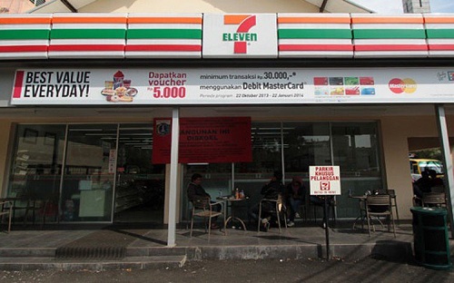 7-Eleven hiện có 161 cửa hàng tại Indonesia - Ảnh: Jakarta Post.<br>