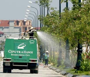 Quy hoạch hạ tầng kỹ thuật là một bộ phận không tách rời của quy hoạch đô thị - Ảnh: Việt Tuấn.