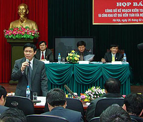 Năm 2008 sẽ kiểm toán các đơn vị như Văn phòng Chính phủ, Văn phòng Quốc hội, Bộ Tài chính, Ủy ban Chứng khoán Nhà nước...