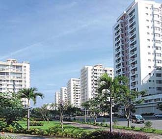 Một góc khu đô thị Phú Mỹ Hưng.