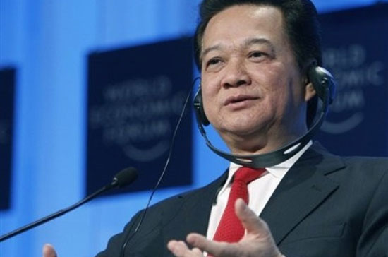 Thủ tướng phát biểu tại Diễn đàn Kinh tế Thế giới, diễn ra tại Davos, Thụy Sỹ cuối tháng 1 vừa qua - Ảnh: Reuters.