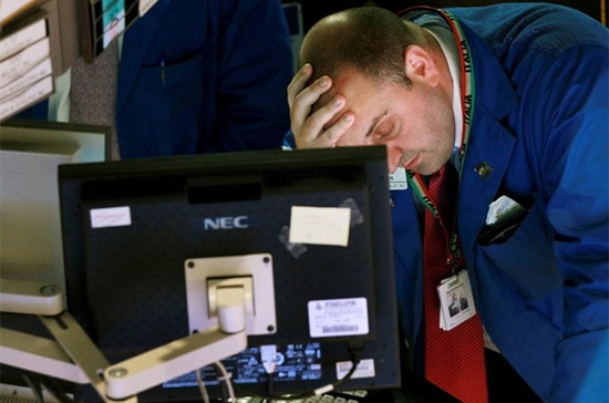 Trong phiên này, chỉ số S&P 500 đã xuống 1.040,8 điểm, mức thấp nhất trong vòng 8 tháng qua - Ảnh: Getty Images.