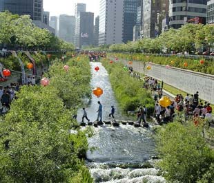 Một góc thủ đô Seoul của Hàn Quốc.