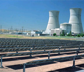 Một nhà máy điện hạt nhân.