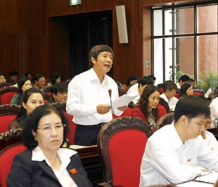 Tại kỳ họp thứ 5, đại biểu Quốc hội muốn Chính phủ chuẩn bị đề án tái cấu trúc  nền kinh tế.