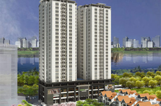 Phối cảnh dự án Green Park Tower.